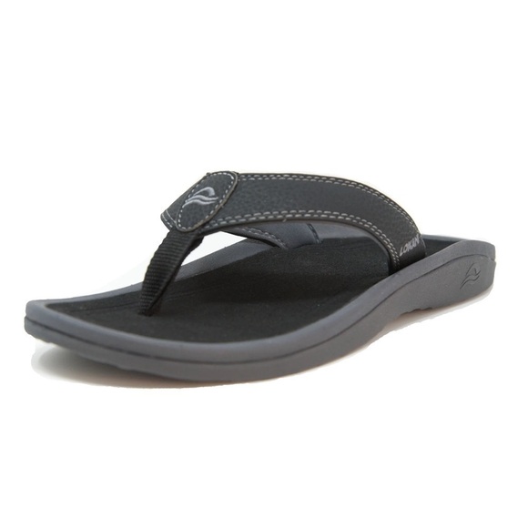 lokani Shoes - Women's Flip-Flops Coral Black - Lokani